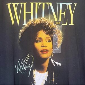 Whitney Houston "Nothing But Love 2010 Tour" T-Shirt - Black - Unisex XL